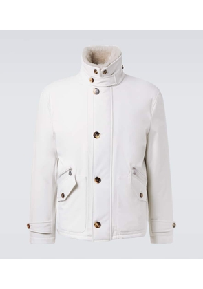 Brunello Cucinelli Shearling-lined jacket