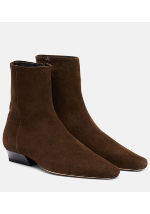 Staud Wally suede ankle boots