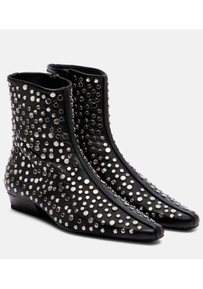 Staud Wally studded leather ankle boots