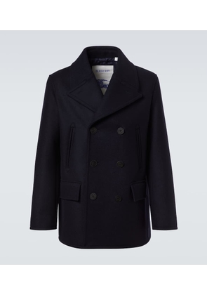 Burberry Double-breasted wool peacoat