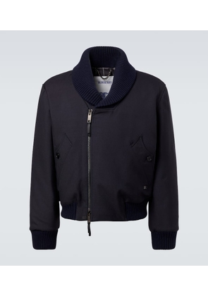 Burberry Wool-blend bomber jacket