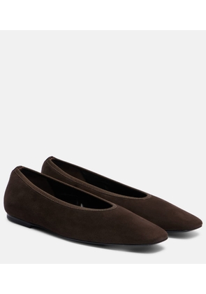 Toteme Suede ballet flats