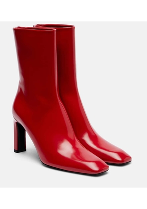 Toteme Bar 85 leather ankle boots