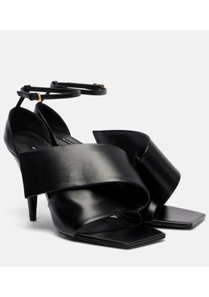 Givenchy Sliced Square 95 leather sandals