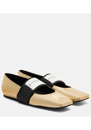 Givenchy Sliced Square leather ballet flats