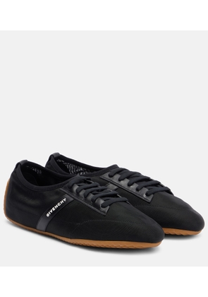 Givenchy Slim leather-trimmed sneakers