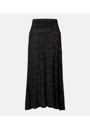 Ulla Johnson Paola printed jersey maxi skirt