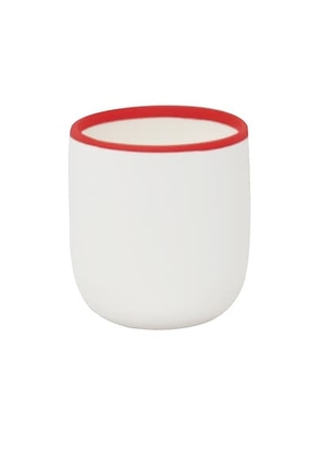 Tina Frey Designs Short Cup in Red Rim - Red. Size all.