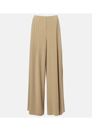 Norma Kamali Mens pleated wide-leg pants