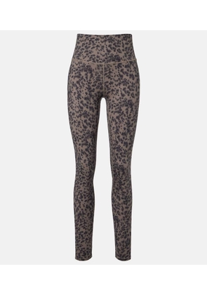 Varley Cheetah-print high-rise leggings