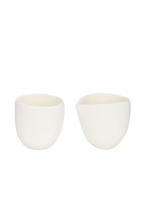 Tina Frey Designs Creamer & Sugar Set in White - White. Size all.