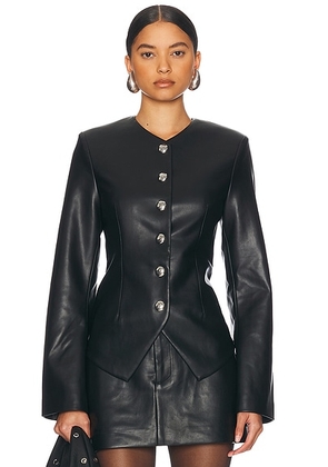 SEROYA Gloria Jacket in Black - Black. Size L (also in ).