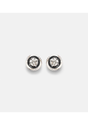 Kamyen Calisto 18kt white gold earrings with diamonds