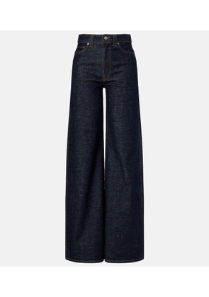 Khaite Dane high-rise wide-leg jeans