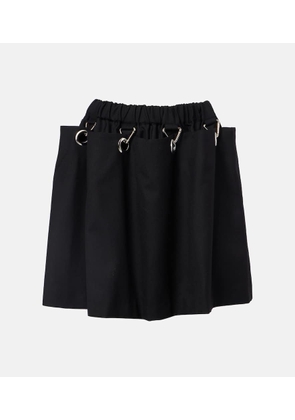 Noir Kei Ninomiya Wool miniskirt