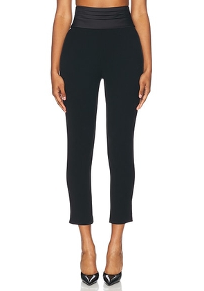 SANS FAFF Tuxedo Cigarette Pant in Black - Black. Size L (also in XS, S, M).