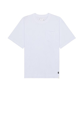 Sacai T Shirt in White - White. Size 1 (also in 2, 3).