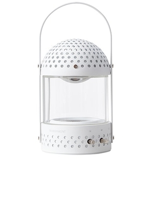 Transparent Light Speaker in White - White. Size all.