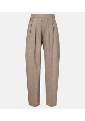Khaite Dugan wool-blend tapered pants