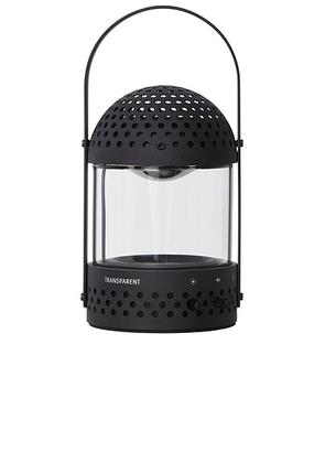 Transparent Light Speaker in Black - Black. Size all.