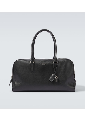 Tom Ford Logo leather duffel bag