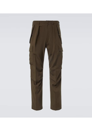 Tom Ford Wool, cashmere, and silk cargo pants