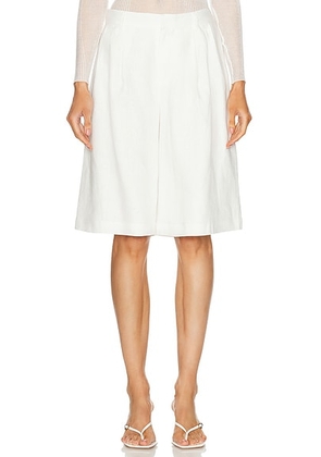 Retrofete Rosie Short in White - White. Size XL (also in ).