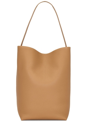 The Row Large N/S Park Tote Bag in Sandpit - Tan. Size all.