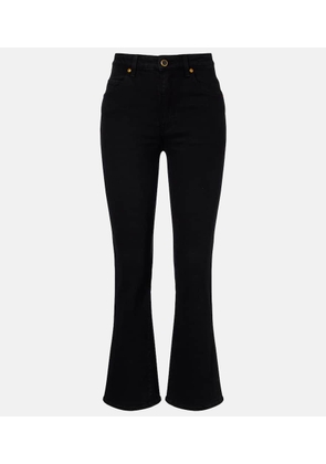 Khaite Vivian high-rise cropped flared jeans