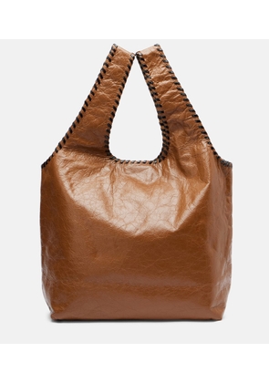 Dries Van Noten March Large leather tote bag