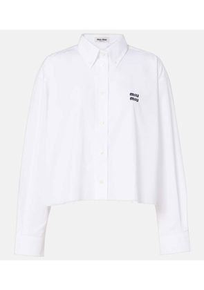 Miu Miu Cotton poplin shirt