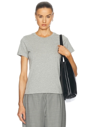 SPRWMN Baby Tee in Heathered Grey - Grey. Size XS (also in ).