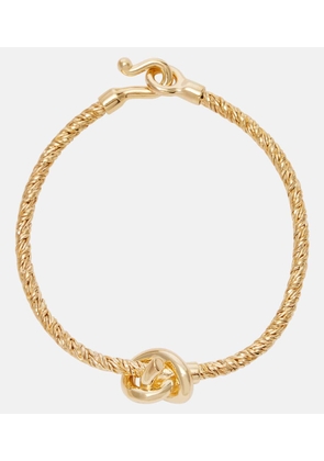 Bottega Veneta Knot gold-plated sterling silver bracelet