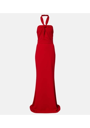 Elie Saab Draped halterneck gown