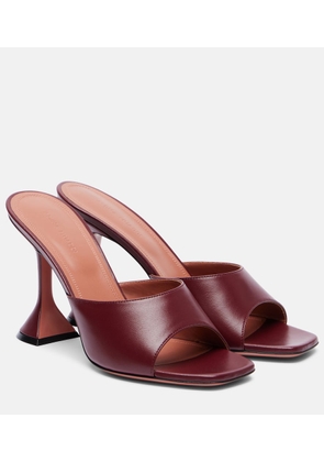Amina Muaddi Lupita 95 leather mules