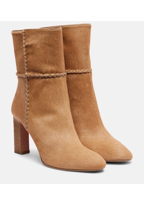 Aquazzura Indy 85 calf hair ankle boots