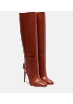 Aquazzura Sellier 105 leather knee-high boots