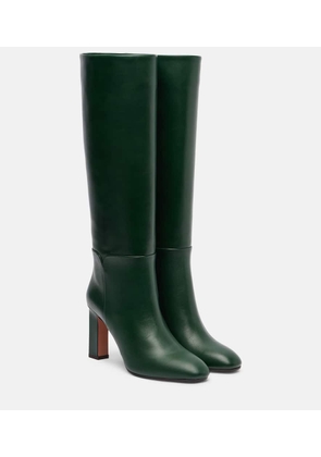 Aquazzura Sellier 85 leather knee-high boots