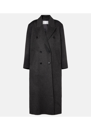 The Frankie Shop Gaia double-breasted wool-blend coat