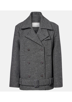 The Frankie Shop Scothern virgin wool peacoat