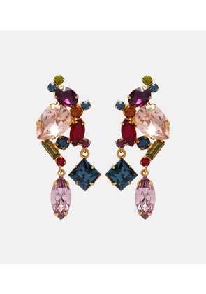Jennifer Behr Ambra crystal-embellished drop earrings