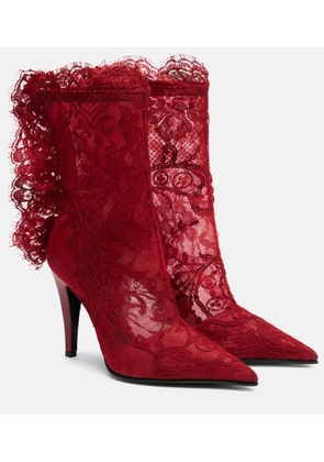 McQueen Heron 105 lace ankle boots