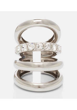 Rabanne Crystal-embellished ring