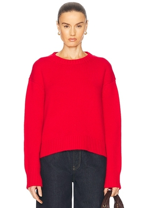 SPRWMN Heavy Crewneck Sweater in Red - Red. Size L (also in ).