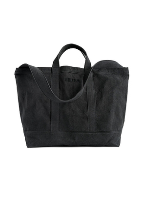 Tekla Beach Bag in Black Sand - Black. Size all.