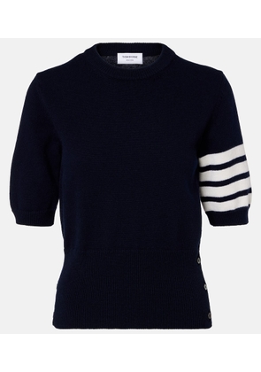Thom Browne 4-Bar knitted virgin wool sweater