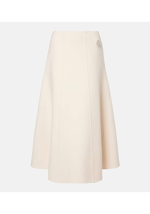 Moncler Genius + Jil Sander virgin wool midi skirt