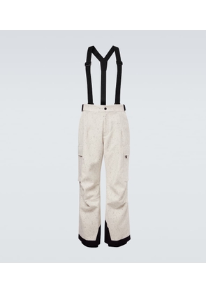 Moncler Grenoble Virgin wool ski salopettes