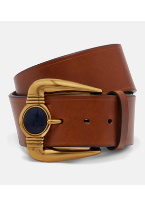 Etro Orologio embellished leather belt