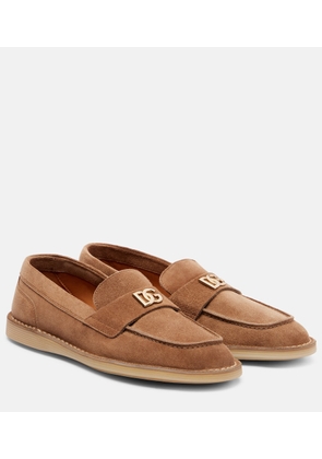 Dolce&Gabbana DG suede loafers